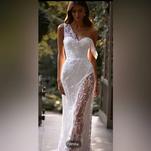 New Boho Lace Wedding Dress
